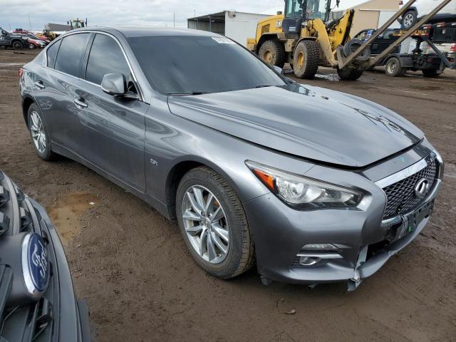 JN1CV7AR3GM252643 - 2016 INFINITI Q50 BASE GRAY photo 4