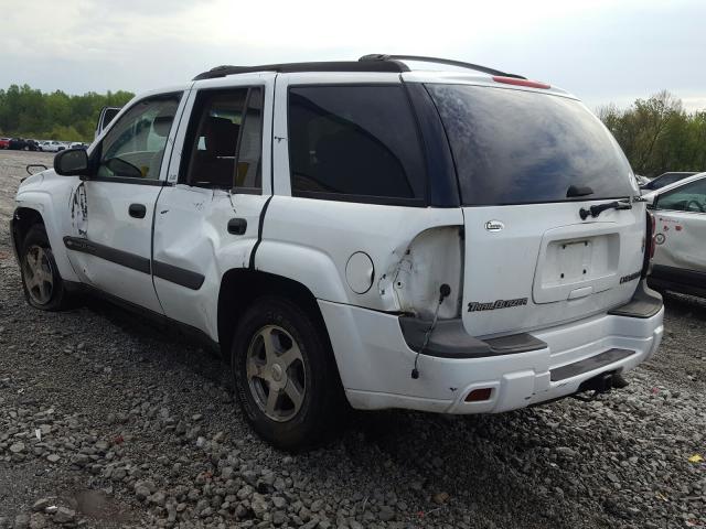 1GNDT13S742171759 - 2004 CHEVROLET TRAILBLAZE LS WHITE photo 3