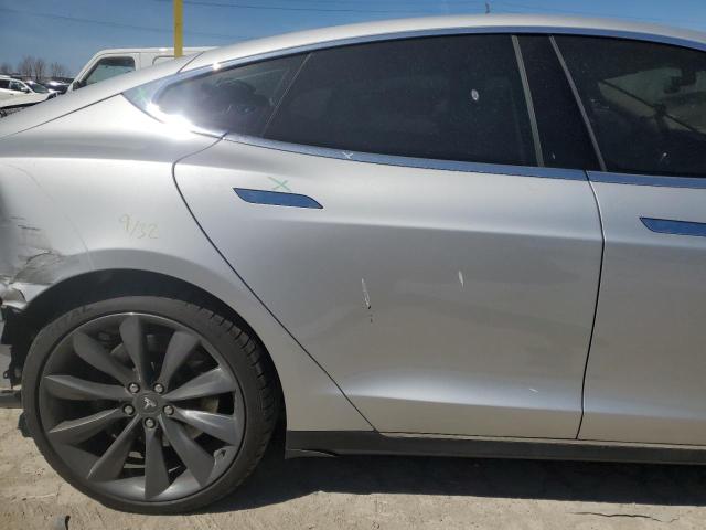 5YJSA1CN5DFP05936 - 2013 TESLA MODEL S SILVER photo 10