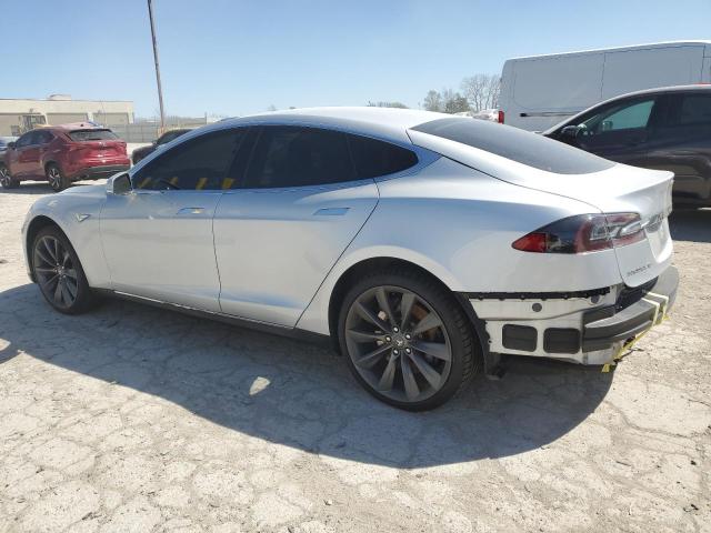 5YJSA1CN5DFP05936 - 2013 TESLA MODEL S SILVER photo 2