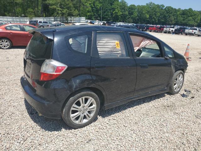 JHMGE88459S012375 - 2009 HONDA FIT SPORT BLACK photo 3