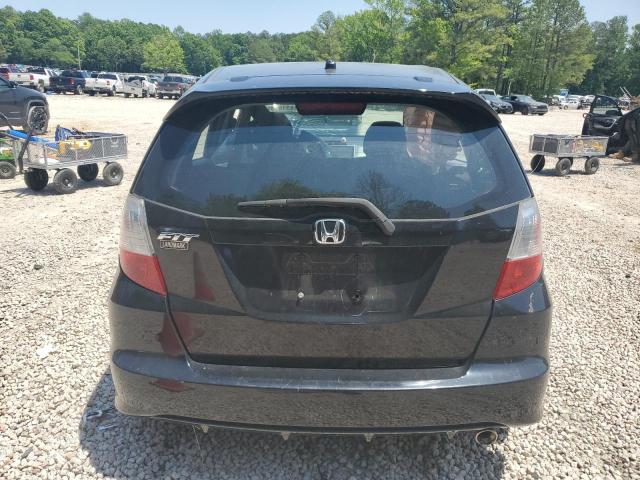 JHMGE88459S012375 - 2009 HONDA FIT SPORT BLACK photo 6