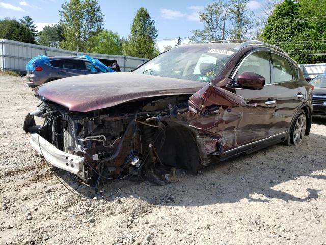JN1AJ0HR8CM453058 - 2012 INFINITI EX35 BASE Բորդո լուսանկար 1