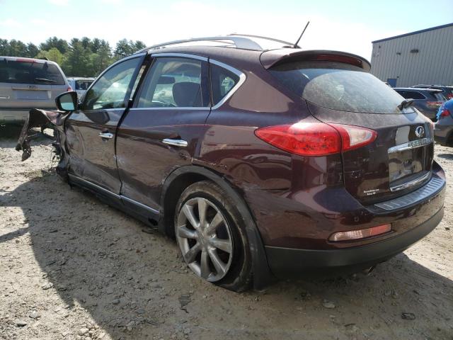 JN1AJ0HR8CM453058 - 2012 INFINITI EX35 BASE Բորդո լուսանկար 2