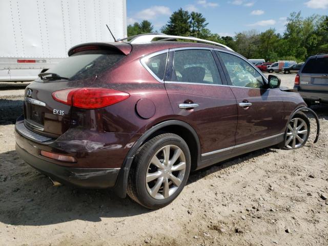 JN1AJ0HR8CM453058 - 2012 INFINITI EX35 BASE Բորդո լուսանկար 3