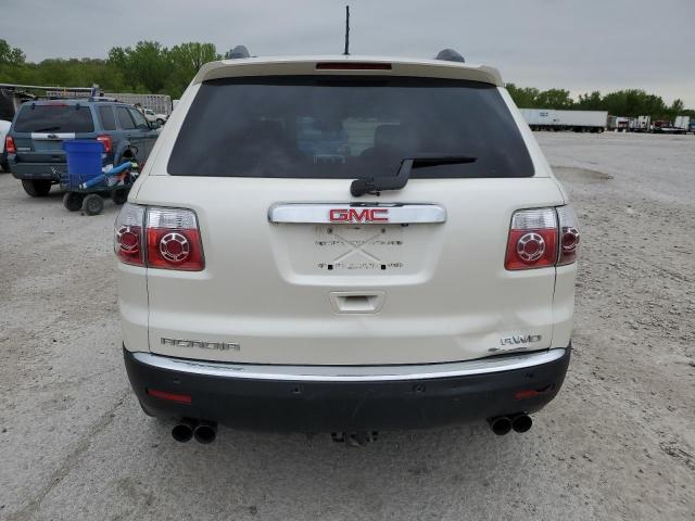 1GKKVSED7BJ258499 - 2011 GMC ACADIA SLT-2 WHITE photo 6