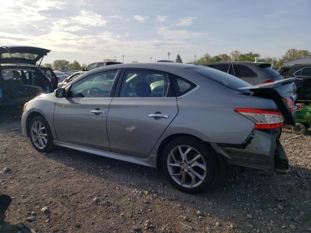 3N1AB7AP3EY301655 - 2014 NISSAN SENTRA S GRAY photo 2