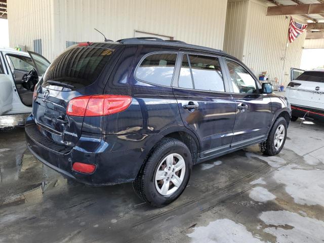 5NMSG13D79H278562 - 2009 HYUNDAI SANTA FE GLS BLUE photo 3