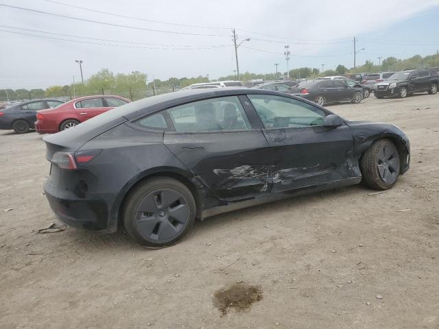 5YJ3E1EA0NF330221 - 2022 TESLA MODEL 3 BLACK photo 3