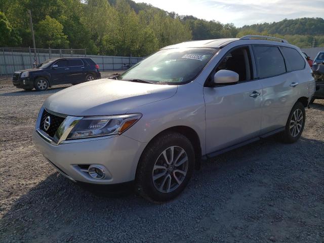 5N1AR2MM4DC661839 - 2013 NISSAN PATHFINDER S SILVER photo 1