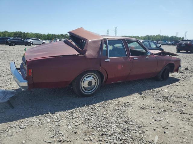 1G1BL5160JA170735 - 1988 CHEVROLET CAPRICE RED photo 3