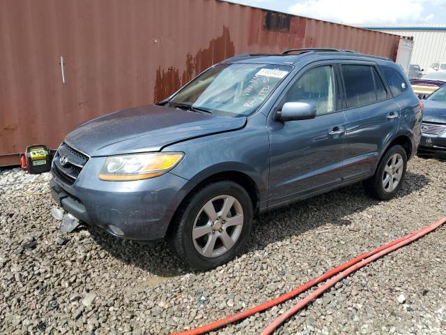 5NMSH13E49H281649 - 2009 HYUNDAI SANTA FE SE BLUE photo 1