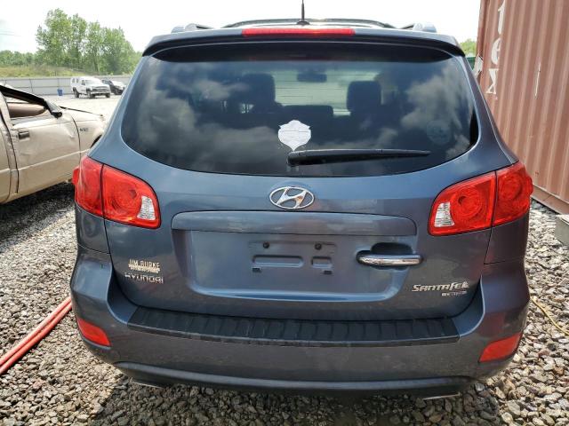 5NMSH13E49H281649 - 2009 HYUNDAI SANTA FE SE BLUE photo 6