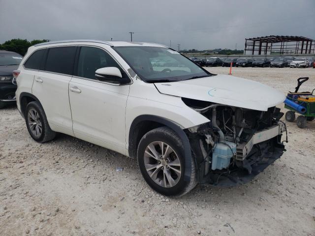 5TDKKRFH5FS113310 - 2015 TOYOTA HIGHLANDER XLE WHITE photo 4