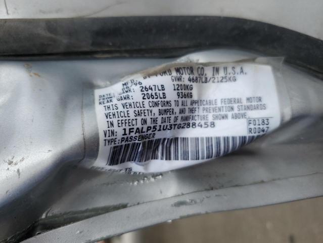 1FALP51U3TG288458 - 1996 FORD TAURUS G SILVER photo 12