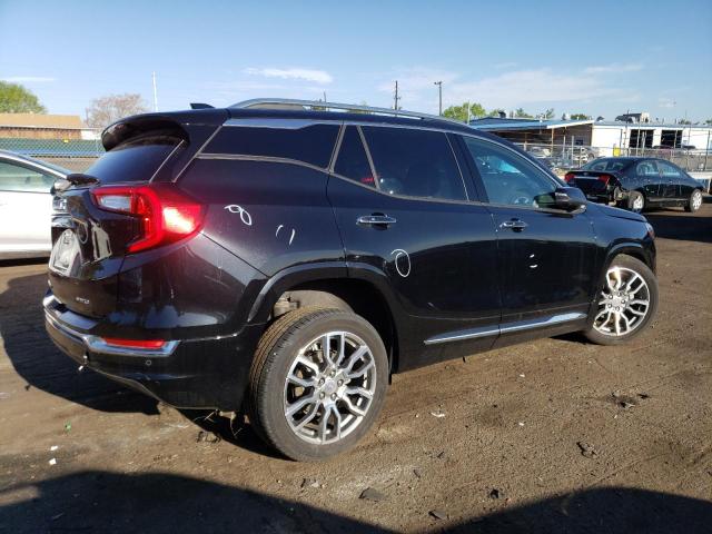 3GKALXEV1NL229990 - 2022 GMC TERRAIN DENALI BLACK photo 3