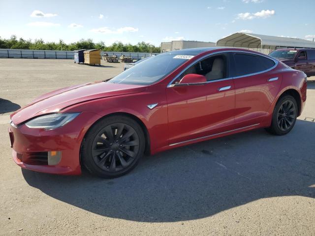 5YJSA1E11GF150353 - 2016 TESLA MODEL S RED photo 1