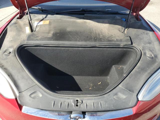 5YJSA1E11GF150353 - 2016 TESLA MODEL S RED photo 11