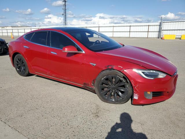 5YJSA1E11GF150353 - 2016 TESLA MODEL S RED photo 4