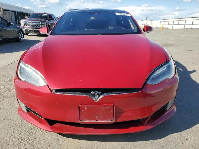 5YJSA1E11GF150353 - 2016 TESLA MODEL S RED photo 5