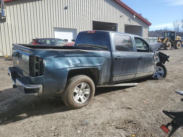 3GCUKREC6JG411063 - 2018 CHEVROLET SILVERADO K1500 LT BLUE photo 3