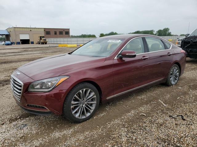 KMHGN4JE9GU137986 - 2016 HYUNDAI GENESIS 3.8L BURGUNDY photo 1