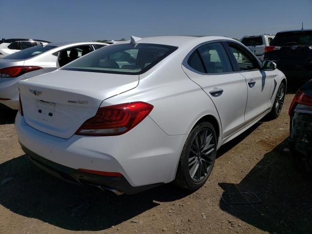 KMTG34LA1KU020305 - 2019 GENESIS G70 ELITE WHITE photo 3