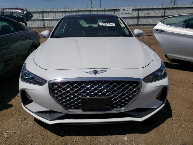 KMTG34LA1KU020305 - 2019 GENESIS G70 ELITE WHITE photo 5