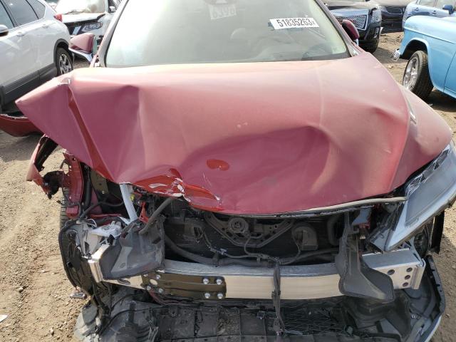 2T2JGMDA0MC061320 - 2021 LEXUS RX 450H RED photo 11