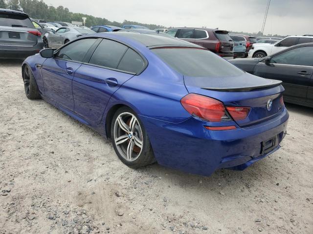 WBS6E9C56HG437455 - 2017 BMW M6 GRAN COUPE BLUE photo 2
