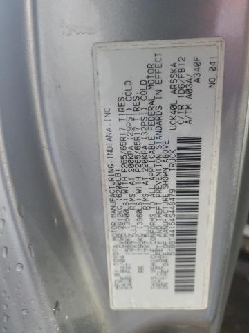 5TBBT44154S448479 - 2004 TOYOTA TUNDRA ACCESS CAB SR5 SILVER photo 13