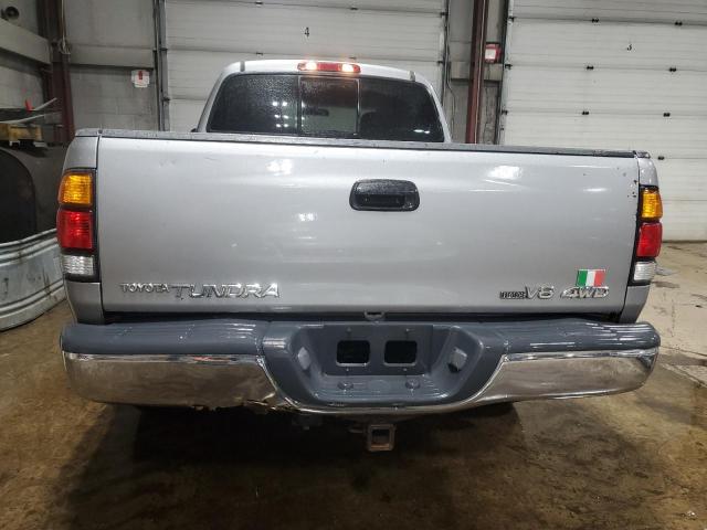 5TBBT44154S448479 - 2004 TOYOTA TUNDRA ACCESS CAB SR5 SILVER photo 6