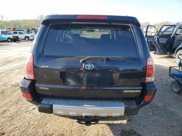 JTEBT14R448014713 - 2004 TOYOTA 4RUNNER SR5 BLACK photo 6