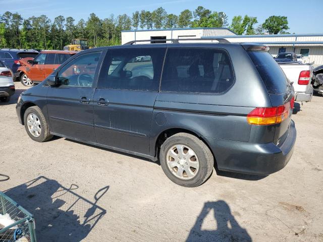 2HKRL18043H503370 - 2003 HONDA ODYSSEY EXL BLUE photo 2