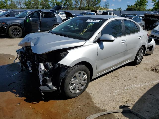 3KPA24AD9PE554761 - 2023 KIA RIO LX SILVER photo 1