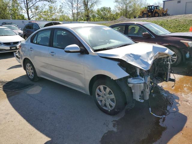 3KPA24AD9PE554761 - 2023 KIA RIO LX SILVER photo 4