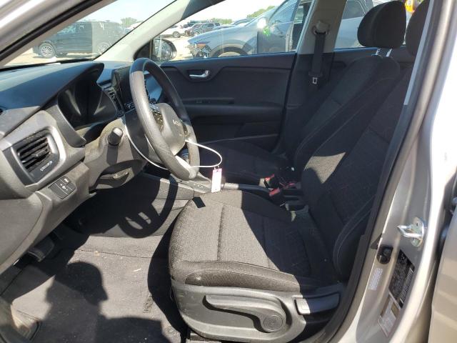 3KPA24AD9PE554761 - 2023 KIA RIO LX SILVER photo 7