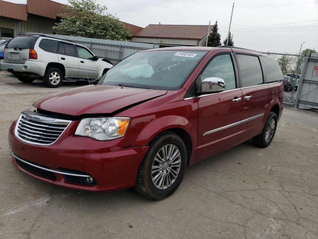 2C4RC1CG5GR239640 - 2016 CHRYSLER TOWN & COU TOURING L RED photo 1