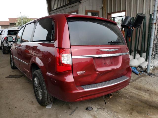 2C4RC1CG5GR239640 - 2016 CHRYSLER TOWN & COU TOURING L RED photo 2