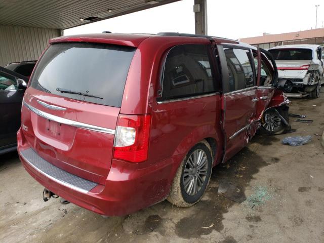 2C4RC1CG5GR239640 - 2016 CHRYSLER TOWN & COU TOURING L RED photo 3