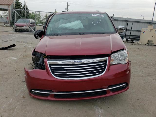 2C4RC1CG5GR239640 - 2016 CHRYSLER TOWN & COU TOURING L RED photo 5
