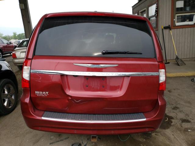 2C4RC1CG5GR239640 - 2016 CHRYSLER TOWN & COU TOURING L RED photo 6