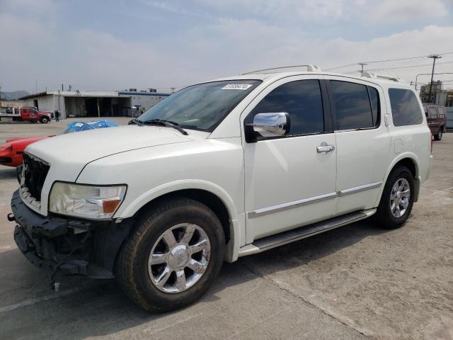 5N3AA08A25N812122 - 2005 INFINITI QX56 WHITE photo 1