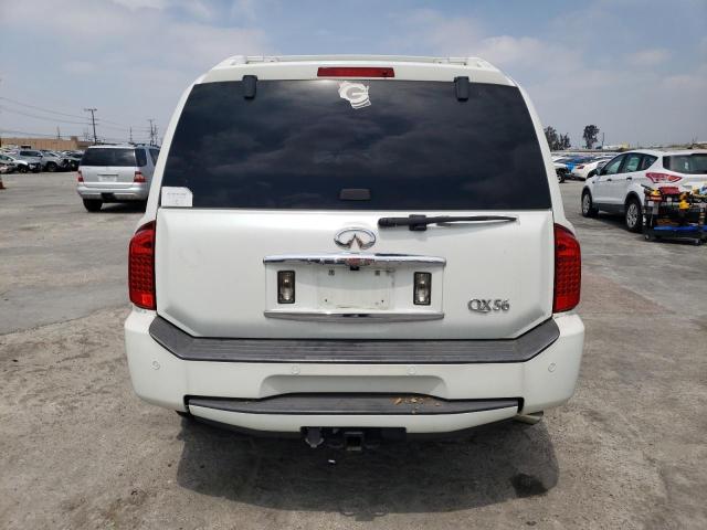 5N3AA08A25N812122 - 2005 INFINITI QX56 WHITE photo 6