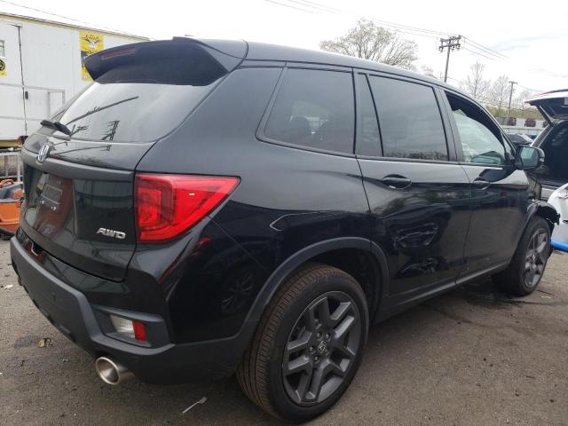 5FNYF8H50NB016160 - 2022 HONDA PASSPORT EXL შავი ფოტო 3