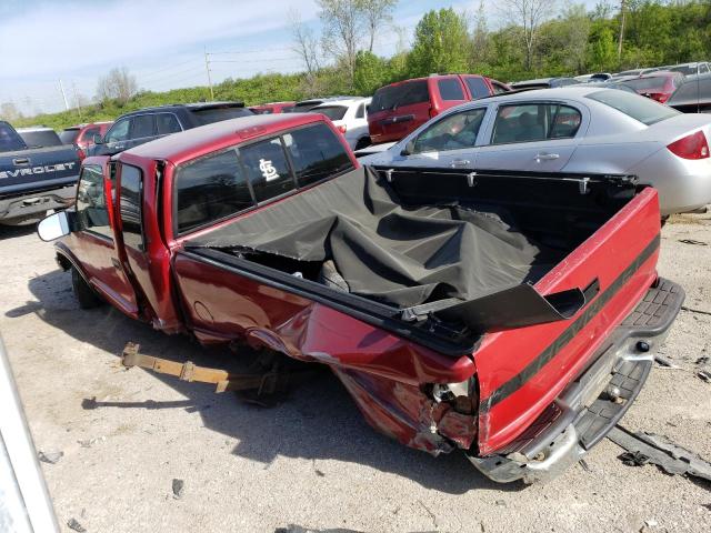 1GCCS19W3Y8208360 - 2000 CHEVROLET S10 S10 MAROON photo 2