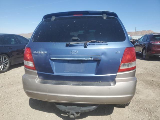 KNDJD733455498558 - 2005 KIA SORENTO EX BLUE photo 6