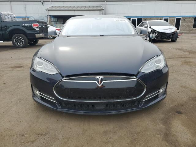 5YJSA1H29EFP63144 - 2014 TESLA MODEL S BLUE photo 5