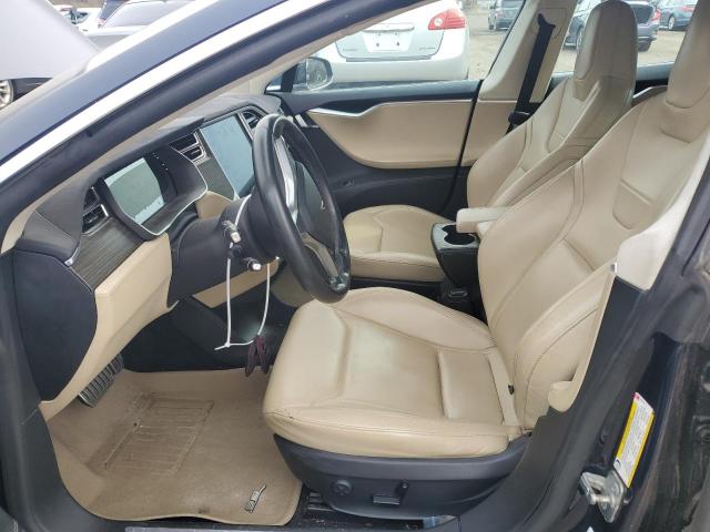 5YJSA1H29EFP63144 - 2014 TESLA MODEL S BLUE photo 7