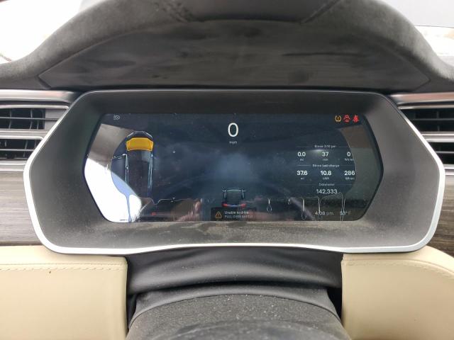 5YJSA1H29EFP63144 - 2014 TESLA MODEL S BLUE photo 9